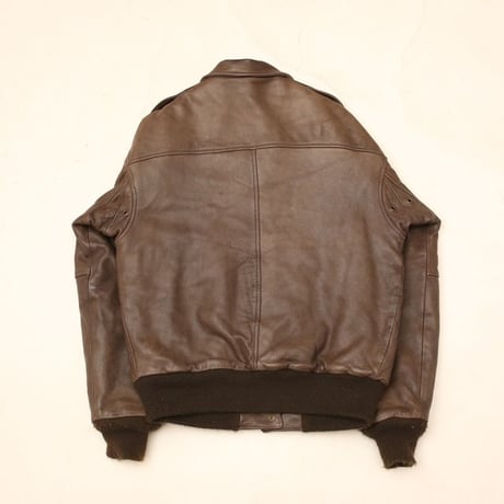 70-80s Deerskin Flight Jacket MADE IN USA