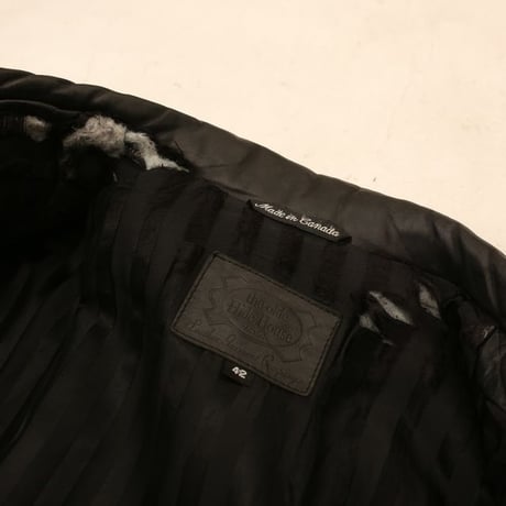 Black Lamb Leather Jacket Loose Silhouette
