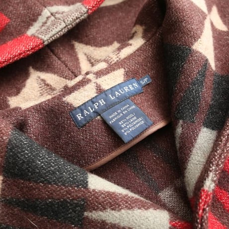 Ralph Lauren Native Pattern Blanket Coat