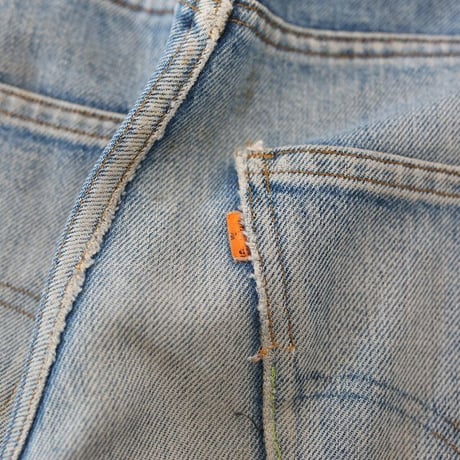 70's Levi's 646  Damaged Flare Denim Pants