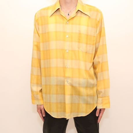 70's Plaid L/S Shirt
