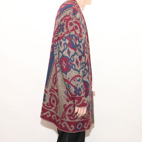 Half Coat Wool Cardigan