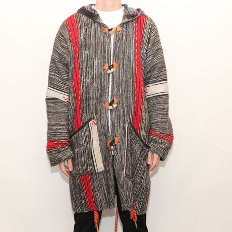 Vintage EthnicHoodie Coat