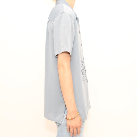 Embridery Design Open Collar S/S Shirt