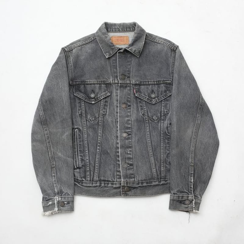 levi's 70506-0259 38R 先染めブラック ビンテージ 古着 80s USA製 Levi's 70506-0259 先染め ブラック デニム