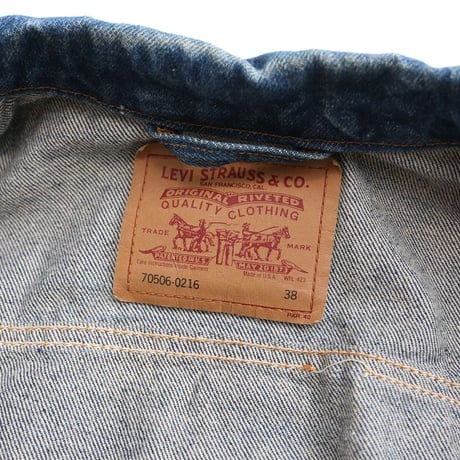 90's Levi's 70506-0216  Denim Jacket MADE IN USA