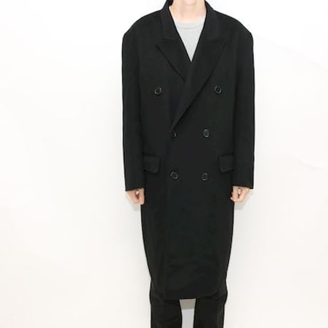 Cashmere Wool Coat Black
