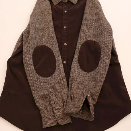 Talbots Wool × Fake Suede Shirt
