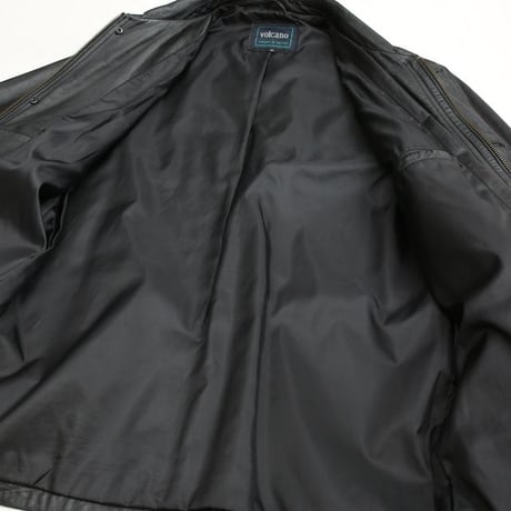 Black Leather Half Coat