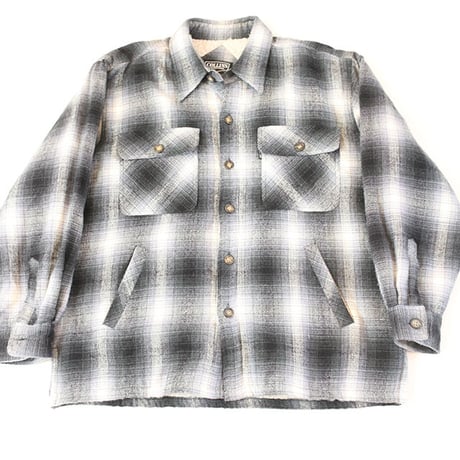 Ombre Check Boa Jacket