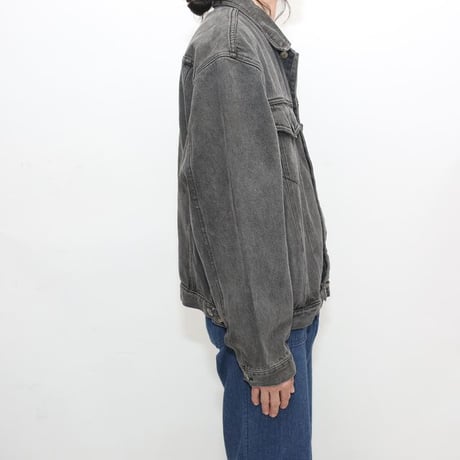 Black Denim Trucker Jacket