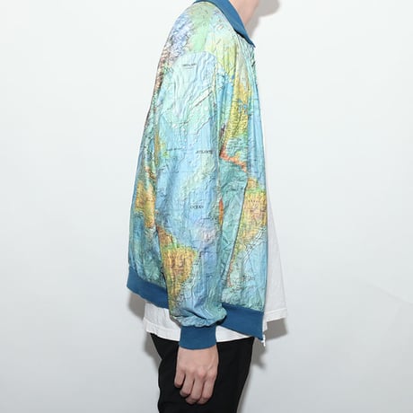 Vintage Paper Jacket World Map