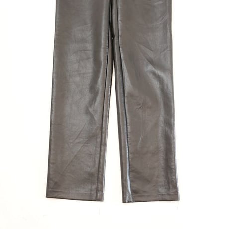 Fake Leather Slim Pants