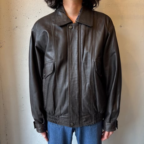 Flight Leather Jacket Brown