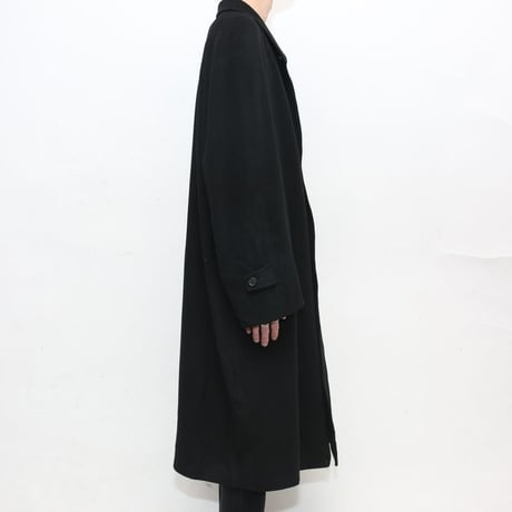 100% Cashmere Balmacaan Coat MADE IN ITALY