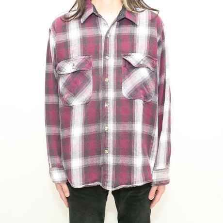 80-90s Field & Stream Cotton Heavy Flannel Shirt
