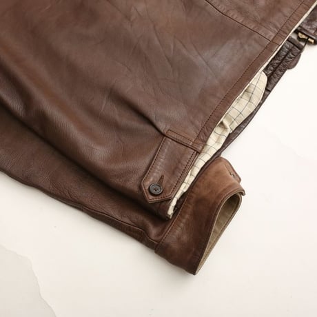 90s Polo by Ralph Lauren Lamb Leather Jacket