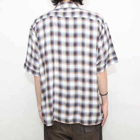 Open Collar Rayon S/S Shirt