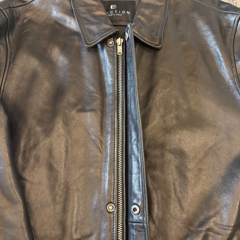 Kenneth Cole Leather Jacket | Strato