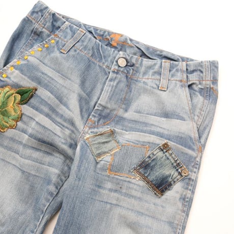 Vintage Custom Flared Denim Pants