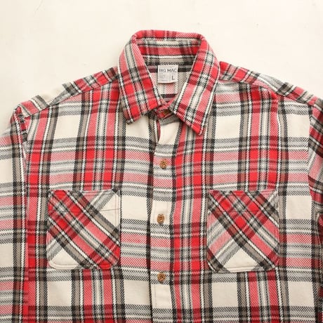 70s BIG MAC Cotton Flannel Plaid Shirt