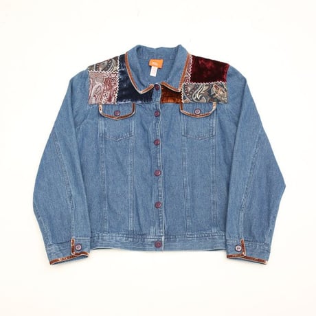 Patchwork Denim Trucker Jacket