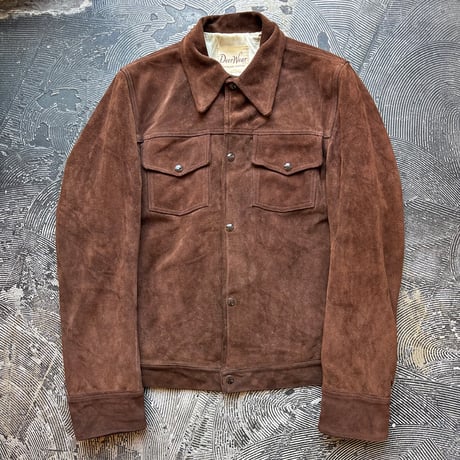 70s Suede Trucker Jacket