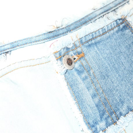 Patchwork Denim Pants