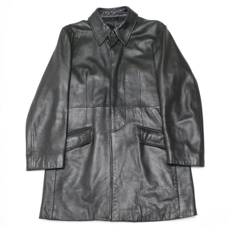 Black Leather Coat