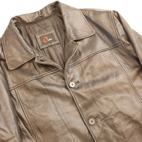 Black Lamb Leather Coat