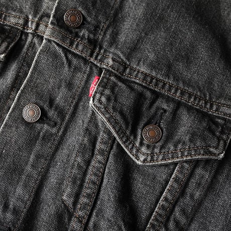 Levis Black Denim Trucker Jacket