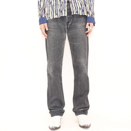 90's Levi's 501 Black Denim Pants MADE IN FRANCE