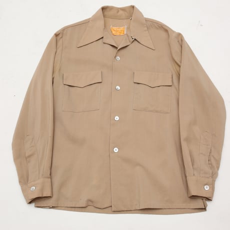 Vintage Open Collar  L/S Shirt