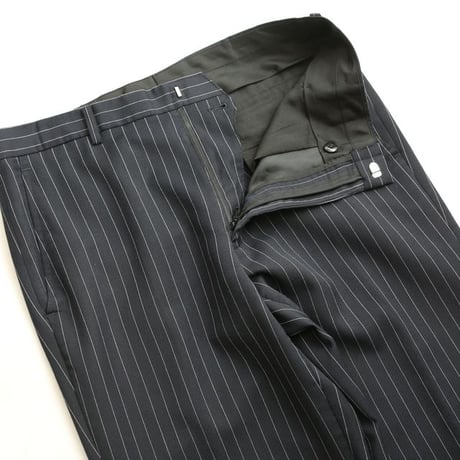Stripe Pants Slim Straight