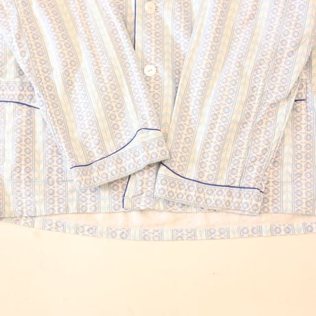 Stripe Pattern Pajama Shirt