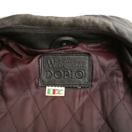 Black Lamb Leather Coat