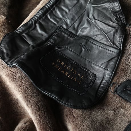 Black Mouton Coat