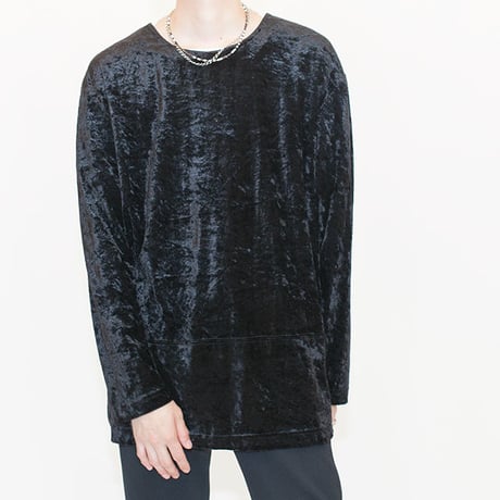 Black Velour Knit