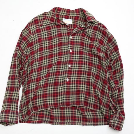 70's Town Craft Open Collared Rayon Shirt
