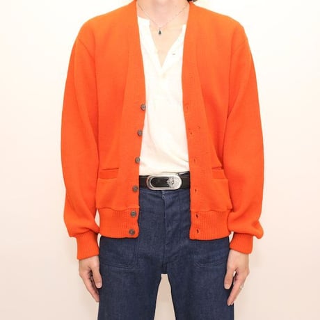 60's CAMPUS Virgin Wool Knit Cardigan
