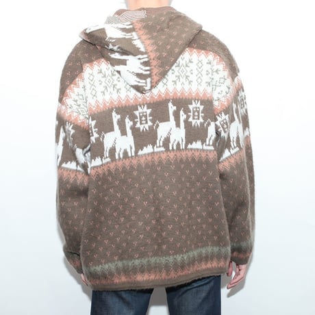Wool Hooded Cardigan