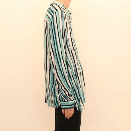 Rayon Stripes L/S Shirt