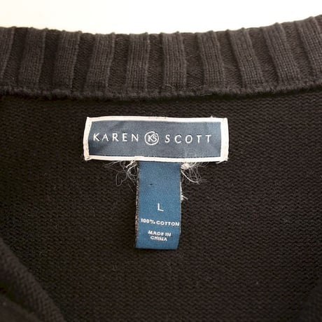 Haif Zip Cotton Knit Sweater