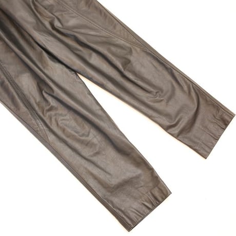 80's Black Leather Pants