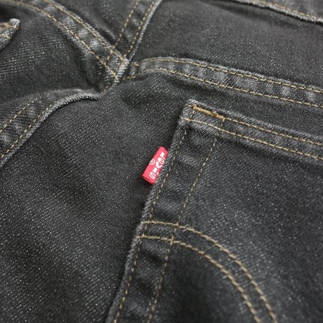 Levi's Wide Flared Black Denim Pants