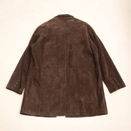 Eddie Bauer Suede Leather Coat