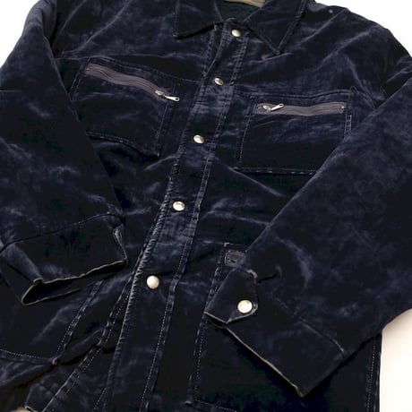 70's  Velour Boa Jacket Made In USA