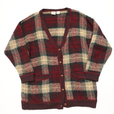 Vintage Acryl Knit Cardigan