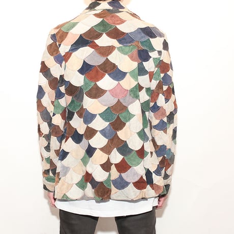 Patchwork Leather Jacket