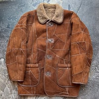 Patchwork Mouton Jacket